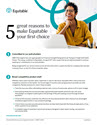 Download cover image for file 5 Reasons for doing business with Equitable