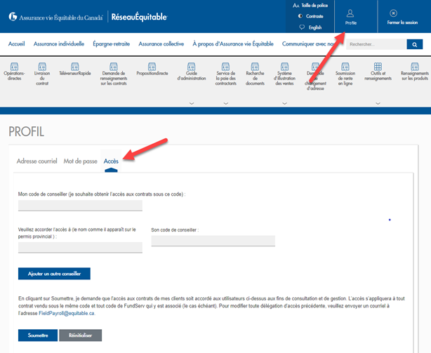 Les demandes de délégation sont maintenant offertes sur le site RéseauÉquitable 