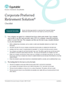 Download cover image for file Corporate Preferred Retirement Solution (corporate borrowing) Checklist 