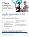 Télécharger la page couverture du document Conseils pour la tarification : les examens médicaux.