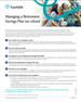 Download cover image for file Managing a Retirement Savings Plan tax refund