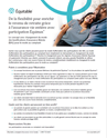 Télécharger la page couverture du document De la flexibilité pour enrichir le revenu de retraite grâce à l’assurance Équimax.