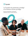 Télécharger la page couverture du document Transfert de patrimoine-privilège solution retraite-privilège pour les propriétaires d'enterprise.