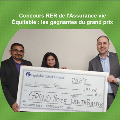 Concours RER de l'Assurance vie Équitable : les gagnantes du grand prix célèbrent un avenir rempli de possibilités!
