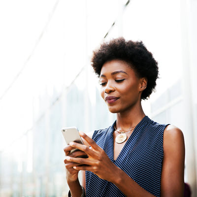 Text Notifications keep you informed in real time on your Equitable individual insurance business