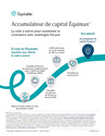 Télécharger la page couverture du document L’Accumulateur de capital Équimax – La voie à suivre pour maximiser la croissance avec avantages fiscaux.