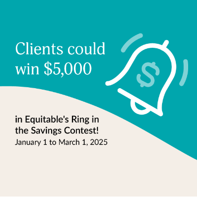 There is still time to enter Equitable’s Ring in the Savings Contest!