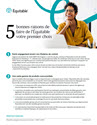 Download the cover page of 5 good reasons to make Equitable Life Insurance your first choice.